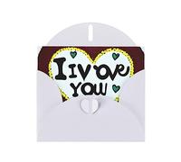 KFLDYOASCBVN Love Confessions Elegant Pearl Paper Holiday Greeting Card For Christmas, Blessing Cardï¼ŒBirthday, Valentine'S Day, And More