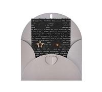 KFLDYOASCBVN Mysterious Text Elegant Pearl Paper Holiday Greeting Card For Christmas, Blessing Cardï¼ŒBirthday, Valentine'S Day, And More