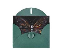 KFLDYOASCBVN Mystery Butterfly Elegant Pearl Paper Holiday Greeting Card For Christmas, Blessing Cardï¼ŒBirthday, Valentine'S Day, And More