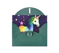KFLDYOASCBVN One-Horse Star Elegant Pearl Paper Holiday Greeting Card For Christmas, Blessing Cardï¼ŒBirthday, Valentine'S Day, And More