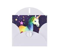 KFLDYOASCBVN One-Horse Star Elegant Pearl Paper Holiday Greeting Card For Christmas, Blessing Cardï¼ŒBirthday, Valentine'S Day, And More