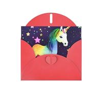 KFLDYOASCBVN One-Horse Star Elegant Pearl Paper Holiday Greeting Card For Christmas, Blessing Cardï¼ŒBirthday, Valentine'S Day, And More