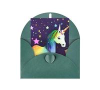KFLDYOASCBVN One-Horse Star Elegant Pearl Paper Holiday Greeting Card For Christmas, Blessing Cardï¼ŒBirthday, Valentine'S Day, And More