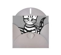 KFLDYOASCBVN Play Ball Kitty Elegant Pearl Paper Holiday Greeting Card For Christmas, Blessing Cardï¼ŒBirthday, Valentine'S Day, And More