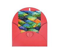 KFLDYOASCBVN Rainbow Fish Scale Elegant Pearl Paper Holiday Greeting Card For Christmas, Blessing Cardï¼ŒBirthday, Valentine'S Day, And More