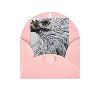 KFLDYOASCBVN Sketching An Eagle Elegant Pearl Paper Holiday Greeting Card For Christmas, Blessing Cardï¼ŒBirthday, Valentine'S Day, And More