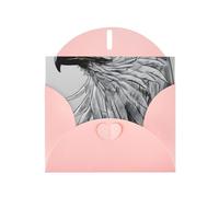 KFLDYOASCBVN Sketching An Eagle Elegant Pearl Paper Holiday Greeting Card For Christmas, Blessing Cardï¼ŒBirthday, Valentine'S Day, And More