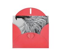 KFLDYOASCBVN Sketching An Eagle Elegant Pearl Paper Holiday Greeting Card For Christmas, Blessing Cardï¼ŒBirthday, Valentine'S Day, And More