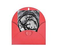 KFLDYOASCBVN The Abstractionist Tree Elegant Pearl Paper Holiday Greeting Card For Christmas, Blessing Cardï¼ŒBirthday, Valentine'S Day, And More