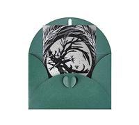 KFLDYOASCBVN The Abstractionist Tree Elegant Pearl Paper Holiday Greeting Card For Christmas, Blessing Cardï¼ŒBirthday, Valentine'S Day, And More