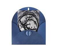 KFLDYOASCBVN The Abstractionist Tree Elegant Pearl Paper Holiday Greeting Card For Christmas, Blessing Cardï¼ŒBirthday, Valentine'S Day, And More