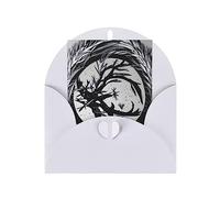 KFLDYOASCBVN The Abstractionist Tree Elegant Pearl Paper Holiday Greeting Card For Christmas, Blessing Cardï¼ŒBirthday, Valentine'S Day, And More