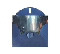 KFLDYOASCBVN The City On The Water Elegant Pearl Paper Holiday Greeting Card For Christmas, Blessing Cardï¼ŒBirthday, Valentine'S Day, And More