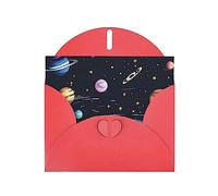 KFLDYOASCBVN The Solar Family Elegant Pearl Paper Holiday Greeting Card For Christmas, Blessing Cardï¼ŒBirthday, Valentine'S Day, And More