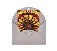 KFLDYOASCBVN Turning The Flame Elegant Pearl Paper Holiday Greeting Card For Christmas, Blessing Cardï¼ŒBirthday, Valentine'S Day, And More
