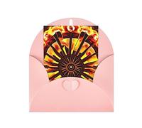 KFLDYOASCBVN Turning The Flame Elegant Pearl Paper Holiday Greeting Card For Christmas, Blessing Cardï¼ŒBirthday, Valentine'S Day, And More