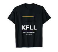 KFLL Fort Lauderdale Airport Runway Diagram Pilot Avgeek T-Shirt