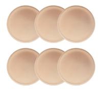 KFLY 3 Pairs Bra Pads Inserts Breast Lift Triangle Breathable Bra Inserts Skin Color Removable Sports Bra for Bikini Top Swimsuit Evening Dress