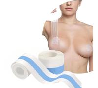 KFLY Breast Lift Tape for Large Breasts - Strapless Adhesive Push Up Bra, Waterproof Breathable Body Tape, Chest Support for Women, 5m*5cm
