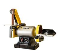 KFMK Variable Speed 1" x 30" Belt & 6" Disc Sander Combo, 3/4 HP Direct-Drive Motor, 2000-3400 RPM Disc / 1909-3248 SFPM Belt, Adjustable Work Tables & Miter Gauge, Benchtop Sander for Wood & Metal