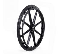 KFMON 2-Pack 22/24 Inch Wheelchair Rear Wheels, Aluminum Hub Wheels with Bearings and Quick Release Axles, Pneumatic Tires for Manual Wheelchair Replacement and Mobility Aid Assembly