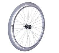 KFMON 2PCS Wheelchair Rear Wheels, 16/20/24 Inch Replacement Wheels with Aluminum Hub and Quick Release Axle for Manual Wheelchairs, Durable and Lightweight