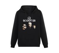 kfr Hoodie Scooter Poster Techno Hard Trance German Band Men Printed Hoodie XXL Black