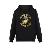 kfr Hoodie Sihua Usmc United States Marine Corps Us Army Military Army Usa Hoody XL Black