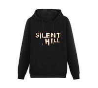 kfr Hoodie Silent Hill Hoody Silent Hill Hoodie Beach Oversize Hoodie Printed 100 Percent Cotton Men Fun Long Sleeve Tshirt XXL Black