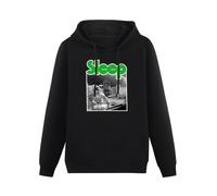 kfr Hoodie Sleep Band Stoner Doom Men Long Sleeve Hoody With Pocket Sweatershirt, Hoodie L Black