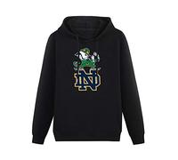 kfr Kangaroo Pocket Hoodie Notre Dame Fighting Irish Long Sleeve Sweatshirts XL Black