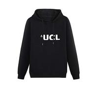 kfr Kangaroo Pocket Hoodie University College London Logo Long Sleeve Sweatshirts M Black