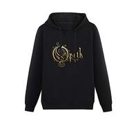kfr Long Sleeve Hooded Sweatshirt Opeth Band Logo Cotton Blend Hoody Black