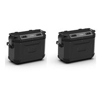 KFR37BPACK2 - Kappa Pair of Side Cases MONOKEY K-FORCE black aluminum 37 Lt