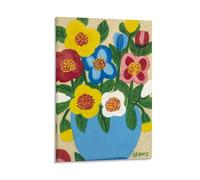 KFRNXNEWQ Maud Lewis Vase with FlowersPosters Decorate Rooms Decorate Anime Celebrity Paintings Retro Art Oil Paintings Canvas Wall Art16x24inch(40x60cm) Frame-style-21