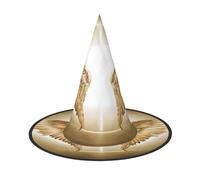 KFRXXZQB Angel Wing -Print Full Coverage Halloween Hat - Packable Witch Headwear For Festivals, Larp & Parties 2 PCS