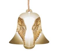 KFRXXZQB Angel Wing -Print Handcrafted Wooden Christmas Ornaments - Double-Sided Printed Hanging Decor For Tree Home Gifts. 2PCS