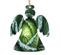 KFRXXZQB Bright Cabbage -Print Handcrafted Wooden Christmas Ornaments - Double-Sided Printed Hanging Decor For Tree Home Gifts. 2PCS