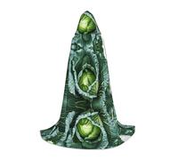 KFRXXZQB Bright Cabbage -Print Youth Hooded Cape - Adjustable Printed Cloak For Halloween Events, School Theatre & Costumes M