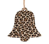 KFRXXZQB leopard patterned wallpaper -Print Handcrafted Wooden Christmas Ornaments - Double-Sided Printed Hanging Decor For Tree Home Gifts. 2PCS