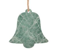 KFRXXZQB Marble Blue grey -Print Handcrafted Wooden Christmas Ornaments - Double-Sided Printed Hanging Decor For Tree Home Gifts. 2PCS