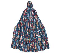 KFRXXZQB Women's Ballet -Print Adults Halloween Cloak Hooded - Full Print Gothic Cape For Festivals, Larp Events & Themed Parties With Machine Washable Fabric
