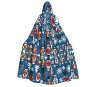 KFRXXZQB Women's Nutcracker Ballet Xmas Dance -Print Adults Halloween Cloak Hooded - Full Print Gothic Cape For Festivals, Larp Events & Themed Parties With Machine Washable Fabric