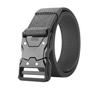 KFSCIP 1 Pcs Belts For Men, Tactical Belt, Adjustable For Work Or Outdoor Use, With Seat Belt Buckle, Adjustable For Work Or Outdoor Use, Suitable For Military, Work, Hiking, And Sports