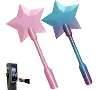 KFSCIP 2 Pcs Magic Wand Credit Card Holder, Tap to Pay Wand with Two Card Storage, Magical Contactless Payment Solution for Cosplay Events and Daily Shopping, 30 cm Length