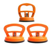KFSCIP 3 Pcs Car Dent Puller Kit, Professional Car Dent Suction Puller, Effective Dent Remover Tool for Car Body Repair, Three Piece Set with Two Large and One Small Orange Suction Cups