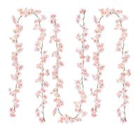 KFSCIP 3pcs 180cm Cherry Blossom, Cherry Blossom Artificial Flowers, Flower Garland, Flower Garland Decoration for Outdoor Indoor Wedding Wall Bedroom Garden Hanging Chair Decoration(Pink)
