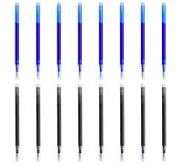 KFSCIP Erasable Pens Refills, 16 Pack Reusable Pen Refills for Smooth Writing, Ideal for Students and Office Use, 0.5mm Black and Blue Ink Cartridges Included