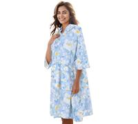 KFUBUO Surf Poncho Changing Towel Swim Robe with Pocket Plus Size Terry Cloth Swim Cover Up for Women Towel Poncho Hoodie, Daisy Oil Painting, 6X-Large