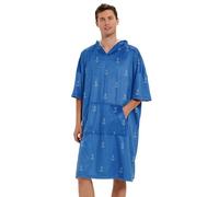 KFUBUO Surf Poncho Mens Towel Robe with Hood Changing Towel Poncho Adult Terry Cloth Swim Towels Quick Dry for Swimmers
